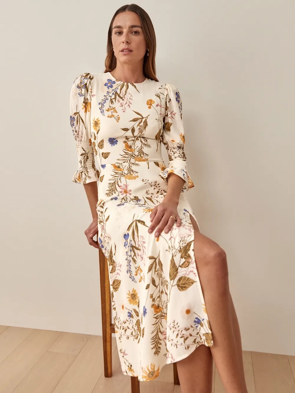 NWOT Reformation Carolena Dress in Frolic